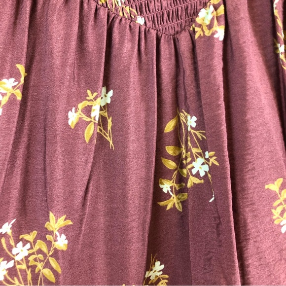 a new day Mauve Floral Long Sleeve Dress - Picture 7 of 11